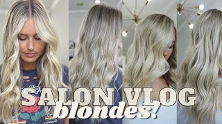 SALON VLOG - FULL DAY OF BLONDES