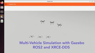 Celebrity Multi-vehicle Simulation with Gazebo ROS2 and XRCE-DDS Profile