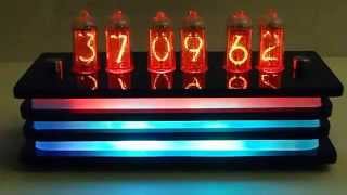 Six Digit IN-8-2 QTC Nixie Clock 'Deco' -  With Optional GPS Synchronization