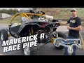 Can-Am Maverick R Gets A RPM 3" Muffler Delete & 3" Resonated Mid Pipe