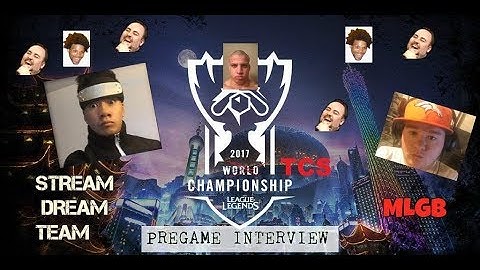 TCS 2017 INTERVIEW AND PREGAME WITH TWITCH CHAT