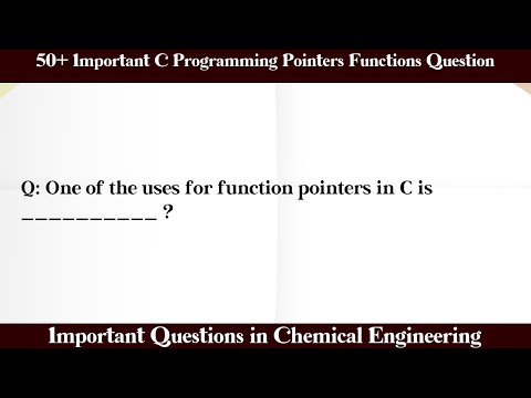 MCQ Questions C Programming Pointers Functions with Answers