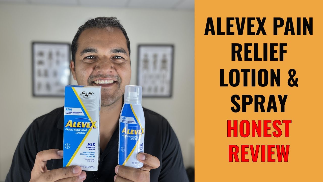 AleveX Pain Relieving Lotion & Spray Honest Physical Therapist Review
