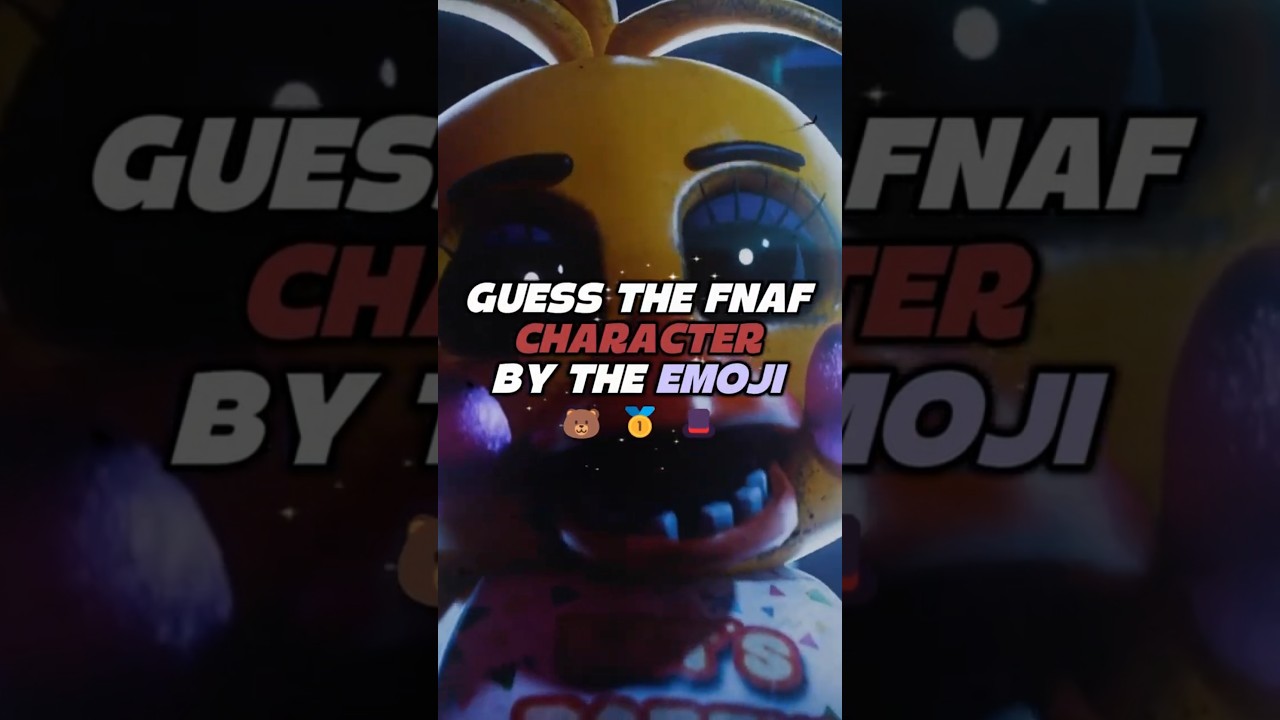 Guess The FNAF Character By The Emoji 🔥 #fnaf #fivenightsatfreddys #fnafedit #shorts