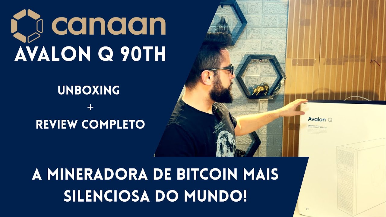AVALON Q 90Th - TROUXEMOS A MINERADORA DE BITCOIN MAIS SILENCIOSA DO MUNDO  ! [UNBOXING + REVIEW]