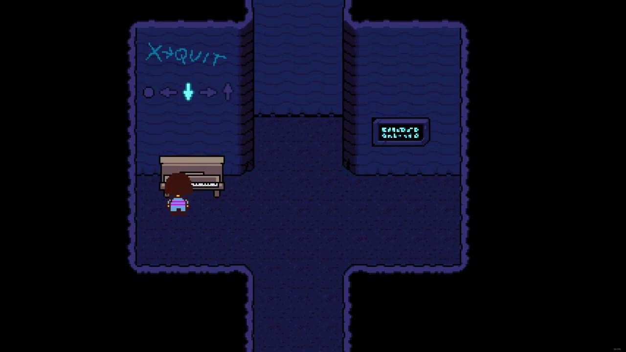 Undertale, how to solve the piano puzzle (Alternative Method) - YouTube