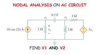 NODAL ANALYSIS ON AC CIRCUIT