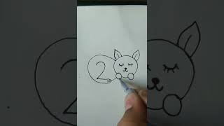 cat drawing shorts viral drawing art creative