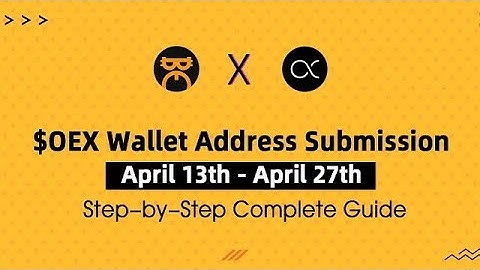 Guide to $OEX Address Submission on Satoshi App