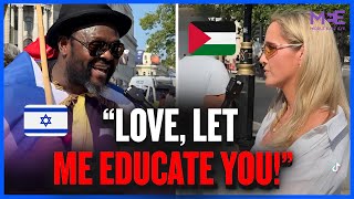 ‘Pro-Palestinian Journalist’ CONFRONTS Israel Protester On Gaza, Backfires SPECTACULARLY!