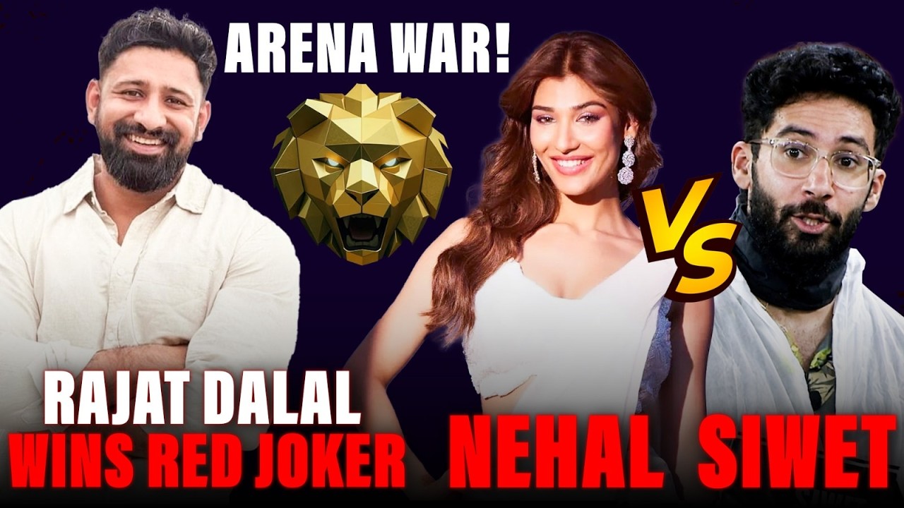 THE 50: Rajat Dalal Secures Red Joker, Krishna Shroff Defeats Vanshaj Singh in Arena Showdown