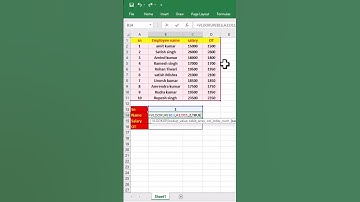67-How to use vlookup Function part-3 || #exceltutorial  || Lookup by shiv  || #shorts