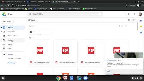 Recovering deleted Google Classroom files