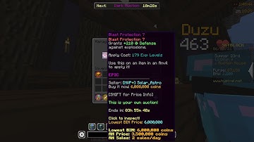 Getting a Tier 7 Enchant / hypixel skyblock