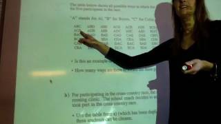 Unit 8 - permutations and combinations - lesson 4 part 1