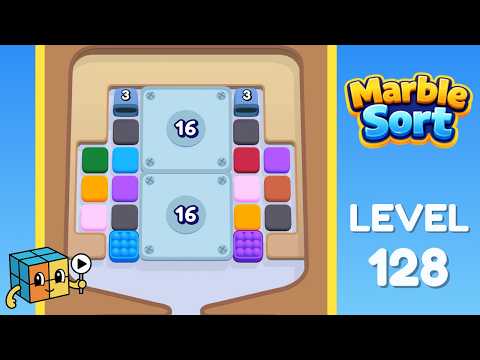 Marble Sort level 128 walkthrough video cover