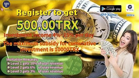 IGOTRX_REVIEW/New generation Investment Earn TRX Everyday /