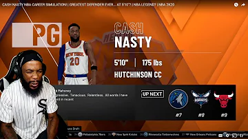 CASH NASTY WHAT WOULD HAPPEN IF I GOT DRAFTED TO THE NBA SIMULATION! GREATEST DEFENDER EVER?!
