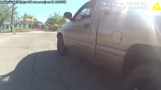 Trial begins for man accused of pulling officer inside truck, driving off