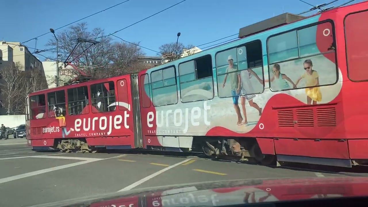 Beograd, voznja, Nemanjina - Slavija - Makenzijeva - Cubura - Maksima Gorkog