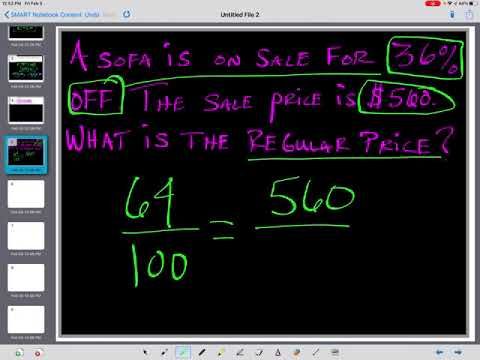 Calculate Original Value 7RPA3