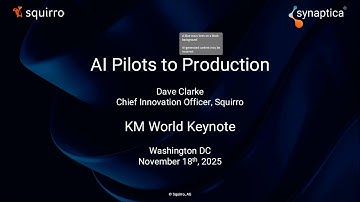Keynote: From Pilot to Production: Enterprise Autonomization