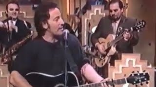 Video thumbnail of "Working on the Highway - Bruce Springsteen (live on Late Night with Conan O’Brien 1999)"