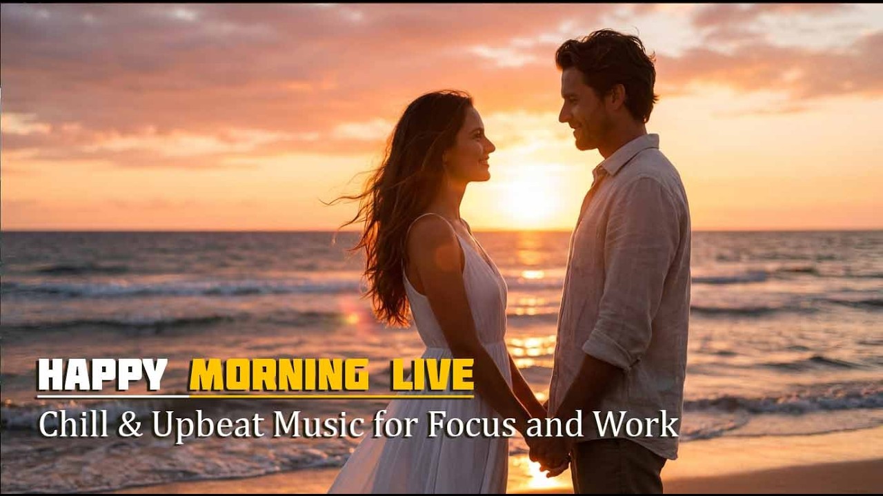 Happy Morning Live ☀️ Chill & Upbeat Music for Focus and Work