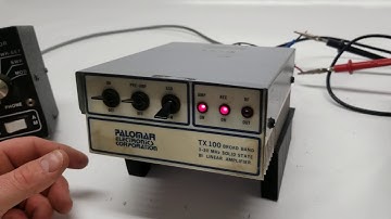 Palomar tx 100 bilinear solid state cb ham amplifier