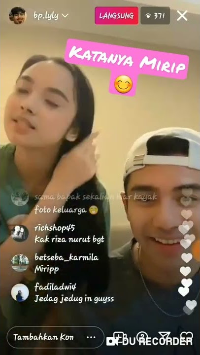 live IG bepedotlyly 'Riza syah& Lyodra' #lyodra #rizasyah #rizalyodra #couple