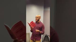 Award winning poet Clint Smith speaks at Twitter HQ