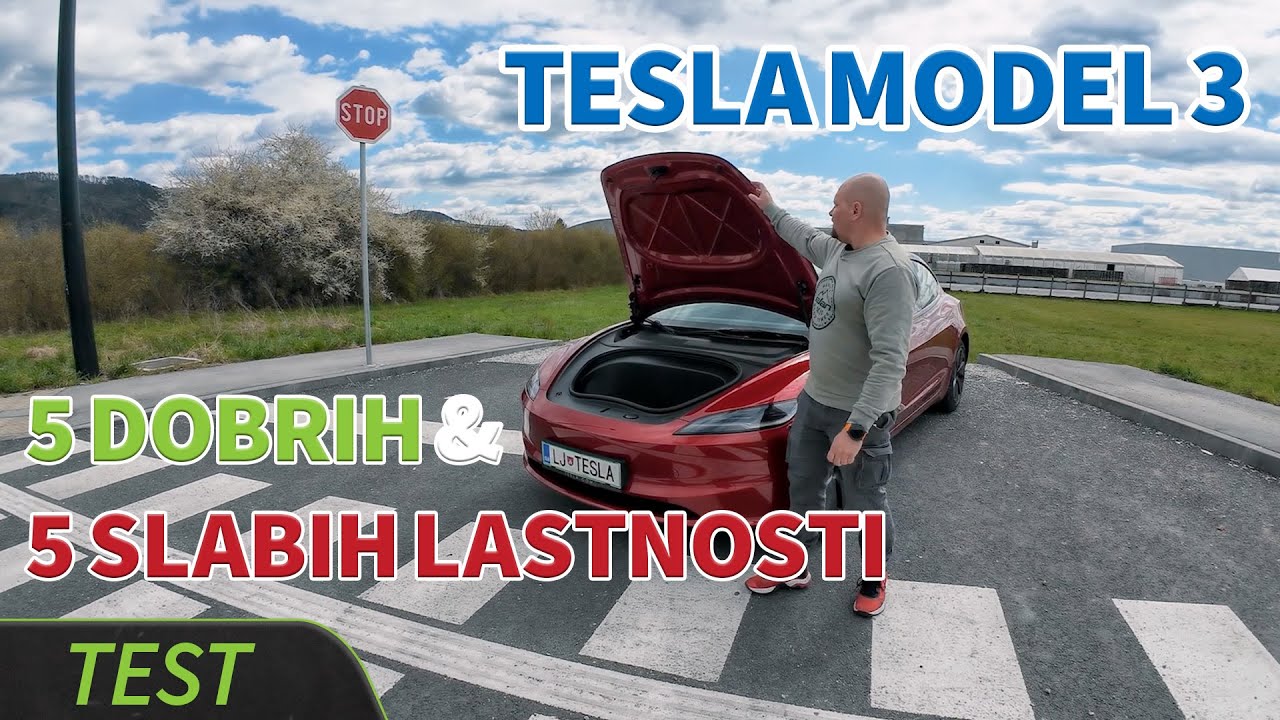 2025 tesla model 3 long range - test - YouTube
