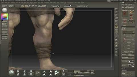 Polypainting a model in Zbrush series: Part 4