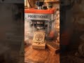 Tiny POCKETRONIX Mini Wood Stamp Machine Is Amazing 🔥 #shorts