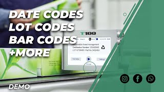 All New Coding and Marking Printer - T100