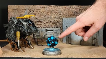 making my BIGGEST scratch bash robot DIORAMA yet! | collaboration with @gameyybuilds