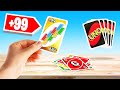 CHEAT Using A +99 CARD In UNO! (Always Win)