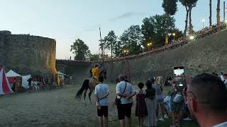 Spectacol cu cai la Cetatea de Scaun a Sucevei (20 august 2023)