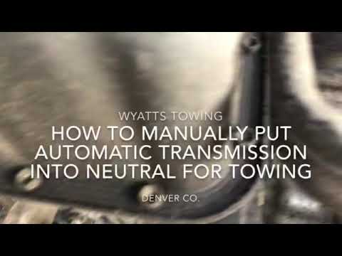 Video: How To Tow An Automatic Transmission