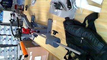 Stringwayストリングウエィガット張り機でコンスタントテンションプルを説明します。Overstretch Poly Strings ポリを引っ張り過ぎないように