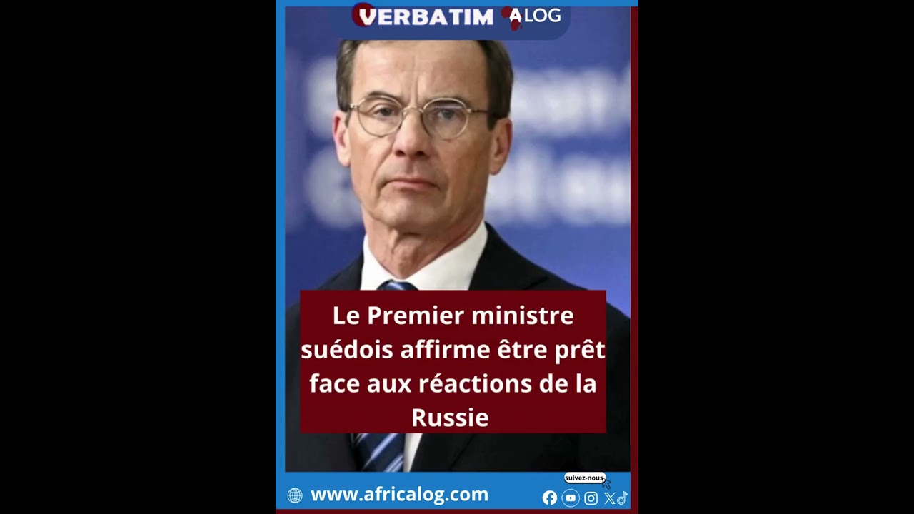 Le Premier ministre suédois assure que la Russie ne changera rien à la stratégie européenne