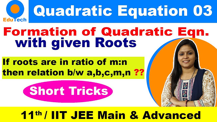 Write quadratic equation with given roots calculator