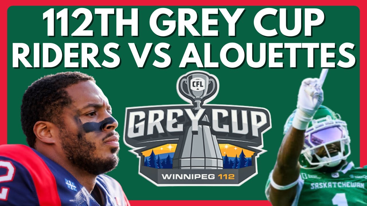 LIVE GREY CUP REACTION: Saskatchewan Rough Riders vs Montreal Alouettes CFL 112th GREY CUP Winnipeg