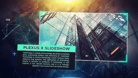 Plexus X Slideshow ( After Effects Project Files ) ★ AE Templates ★ 2018