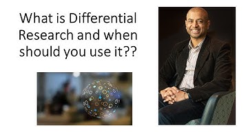 What is Differential Research and When to use such research methods??
