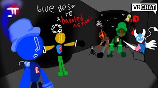 Blue the lua being goes to a haunted asylum 2.(Funny moments) Bloopers.