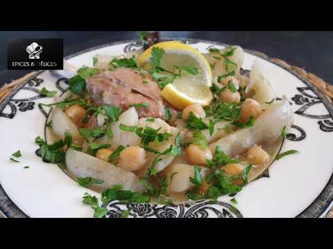 وصفة جزائرية تقليدية بطاطا ترفاس مرقة بيضاء /Batata Terfas (Topinambour)