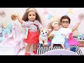 Baby Dolls family routine stories with to-do list for tasks. Play Toys good habits for kids