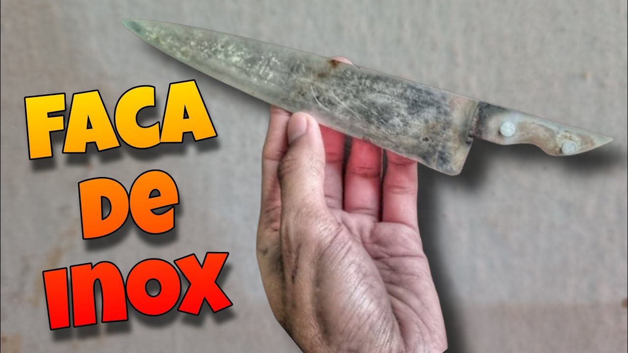 Restauração de uma faca de cozinha 