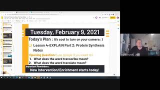 Protein Synthesis Explore RNA to Protein Synthesis Gizmo Discussion Tuesday February 9 2021